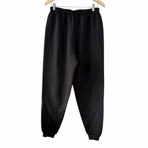 VTG 90s JC Penney Unisex USA Olympics Sweatpants Size L Made in USA Fleece Black